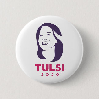 Tulsi 2020 voor Amerika Ronde Button 5,7 Cm