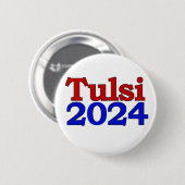 Tulsi 2024 ronde button 5,7 cm (Voorkant /achterkant)