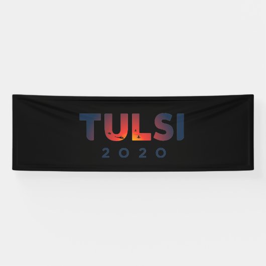 Tulsi Apocalypse 2020 Spandoek (Horizontaal)