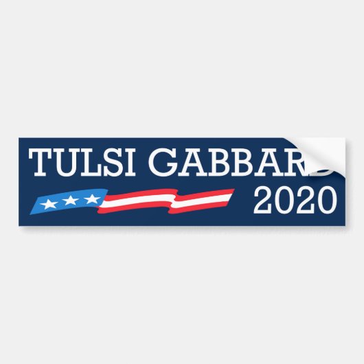 Tulsi Gabbard 2020 Bumpersticker (Voorkant)