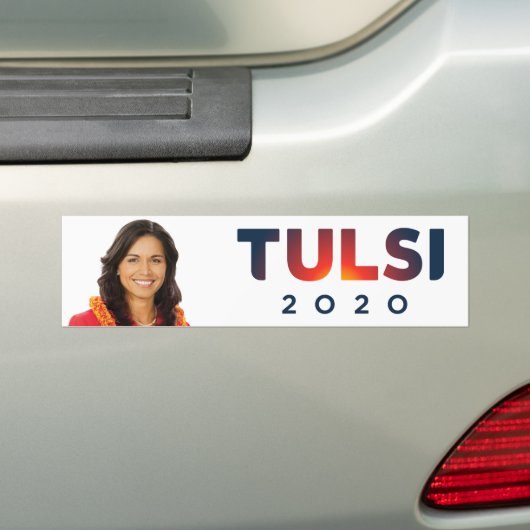 Tulsi Gabbard 2020 Bumpersticker (Op auto)