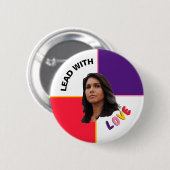 Tulsi Gabbard 2020 Ronde Button 5,7 Cm (Voorkant /achterkant)