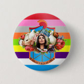 Tulsi Gabbard 2020 Ronde Button 5,7 Cm (Voorkant)