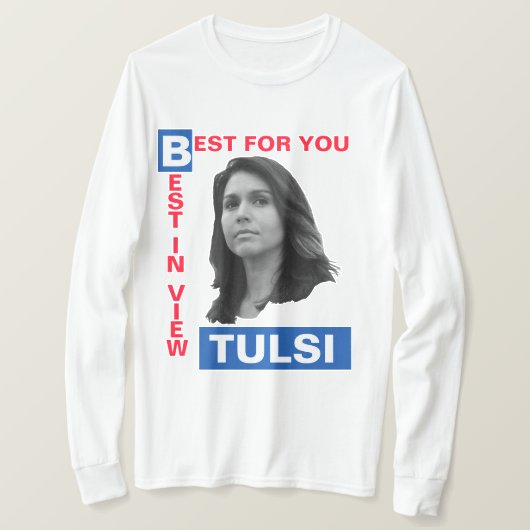 Tulsi Gabbard 2020 T-shirt (Design voorkant)