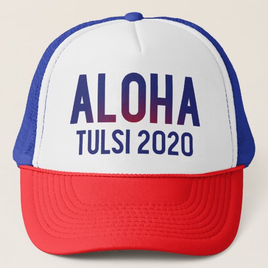 Tulsi Gabbard 2020 Trucker Pet (Voorkant)