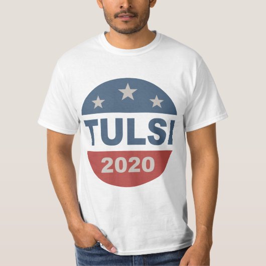 Tulsi Gabbard 2020 voor President T-shirt (Voorkant)