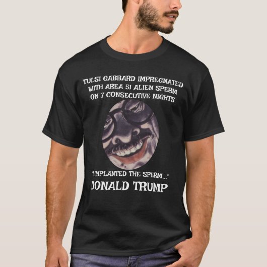 TULSI GABBARD GEÏMPREGNEERD GEBIED 51 BUITENAARDS  T-SHIRT (Voorkant)