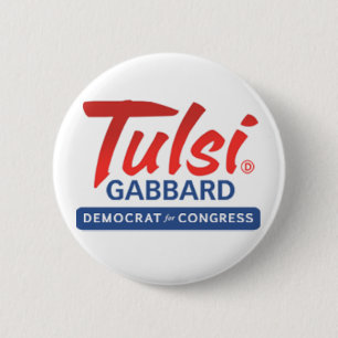 Tulsi Gabbard voor het Congres Ronde Button 5,7 Cm