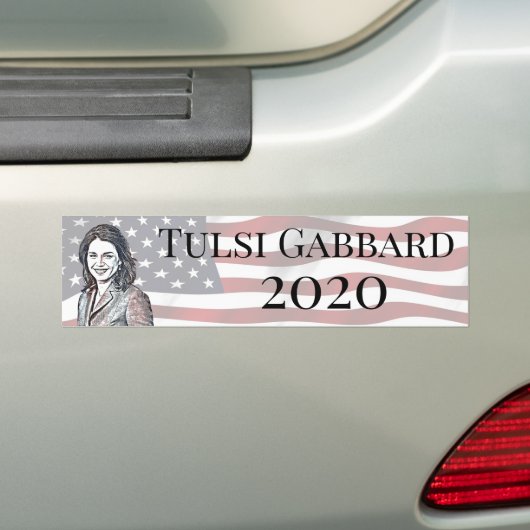 Tulsi Gabbard voor President 2020 kandidaat Bumpersticker (Op auto)