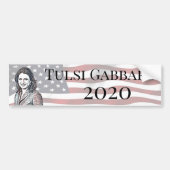Tulsi Gabbard voor President 2020 kandidaat Bumpersticker (Voorkant)
