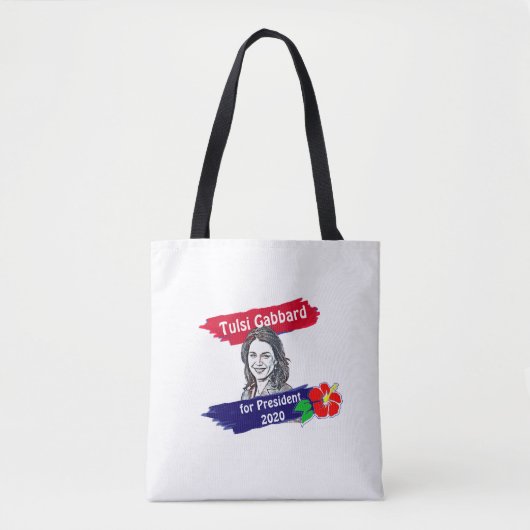Tulsi Gabbard voor President 2020 Tote Bag (Voorkant)