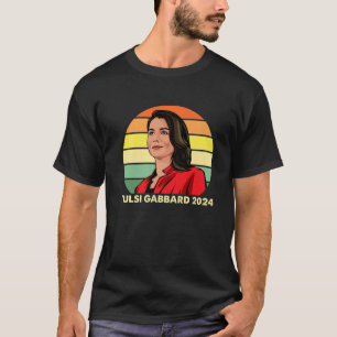 Tulsi Gabbard voor President 2024, patriot-democra T-shirt