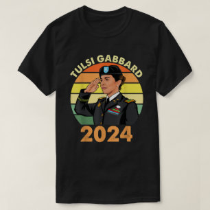 Tulsi Gabbard voor President 2024, patriot-democra T-shirt