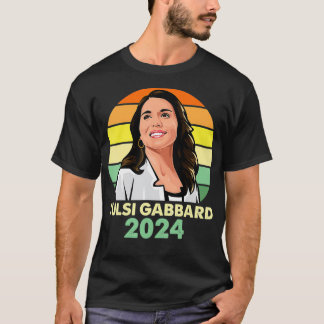 Tulsi Gabbard voor President 2024 Patriot Democraa T-shirt