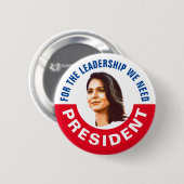 Tulsi Gabbard voor President Ronde Button 5,7 Cm (Voorkant /achterkant)