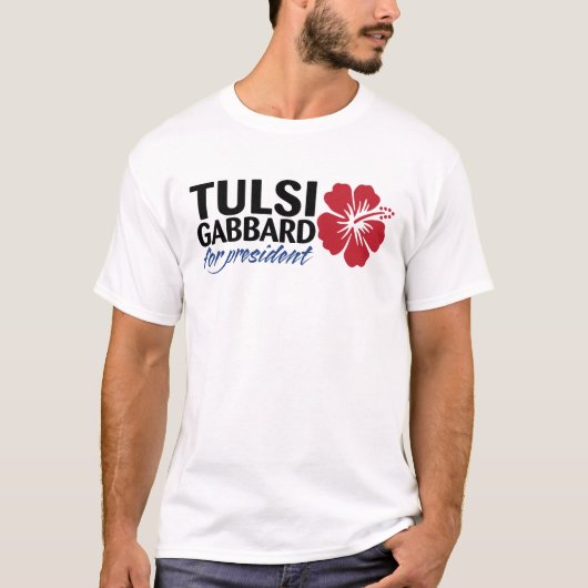 Tulsi Gabbard voor President T-shirt (Voorkant)