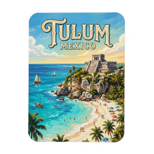 Tulum Archeologische Zone Mexico Magneet