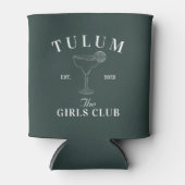Tulum Bachelorette Meisjes Club Blikjeskoeler (Voorkant)