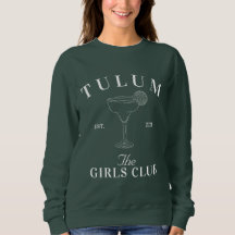 Tulum Bachelorette Meisjes Club Sweatshirt