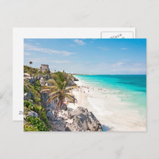 Tulum Beach Briefkaart (Voorkant / Achterkant)