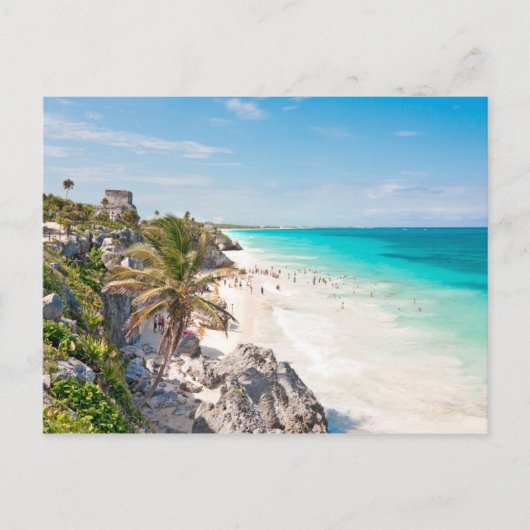 Tulum Beach Briefkaart (Voorkant)