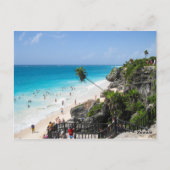 Tulum Beach Mexico Briefkaart (Achterkant)