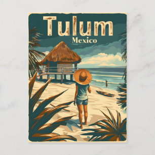 Tulum Beach Mexico Briefkaart