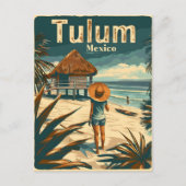 Tulum Beach Mexico Briefkaart (Voorkant)