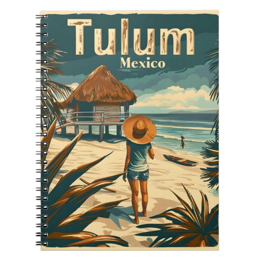 Tulum Beach Mexico Notitieboek (Voorkant)