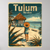 Tulum Beach Mexico Poster (Voorkant)
