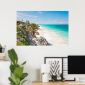 Tulum Beach Poster (Thuiskantoor)