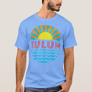  Tulum Beach zon en golven T-shirt