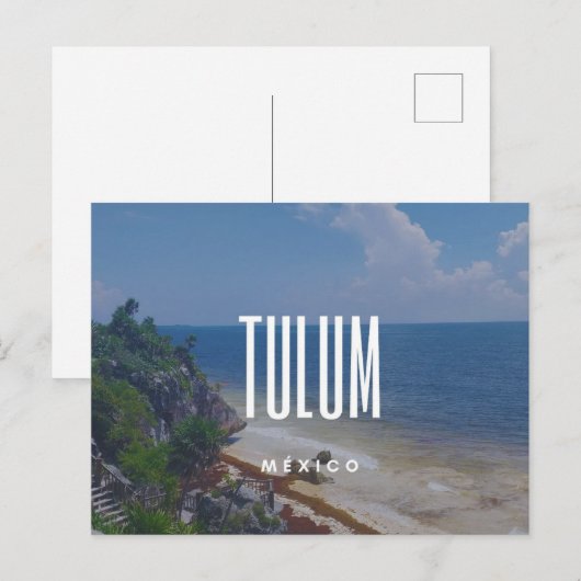 Tulum  briefkaart (Voorkant / Achterkant)