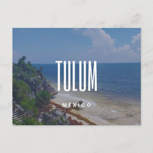 Tulum briefkaart (Voorkant)