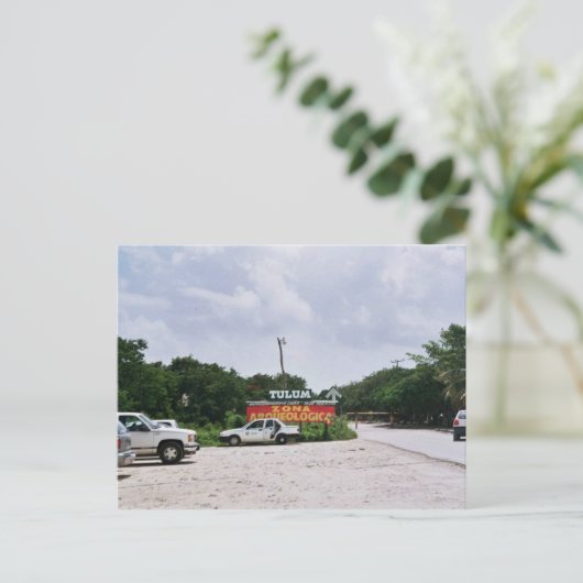 tulum (entrada rivera maya) briefkaart (Staand voorkant)