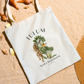 Tulum Leopard Bachelorette Weekend Welkom Tote Bag