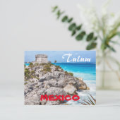 Tulum Maya Mexico Briefkaart (Staand voorkant)
