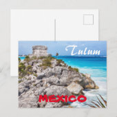 Tulum Maya Mexico Briefkaart (Voorkant / Achterkant)