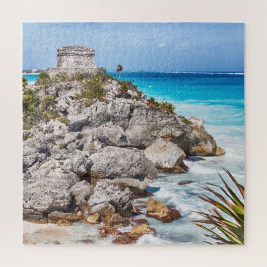 Tulum Maya Mexico Puzzle Legpuzzel (Verticaal)