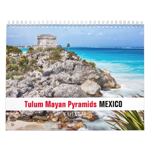 Tulum Mayan Pyramids Calendar Kalender (Hoes)