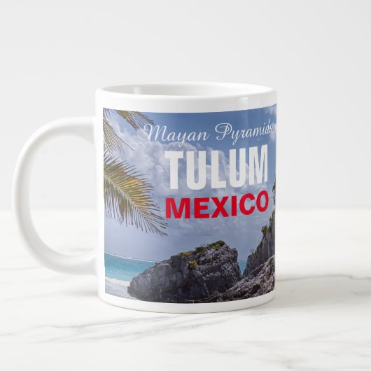 Tulum Mayan Pyramids Grote Koffiekop (Links)
