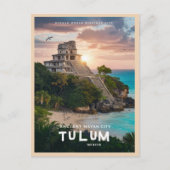 Tulum Mayan Ruins Briefkaart (Voorkant)