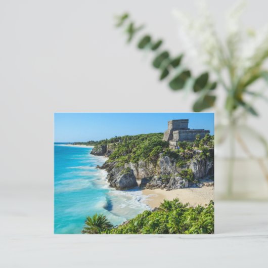 Tulum Mayan Ruins Briefkaart (Staand voorkant)