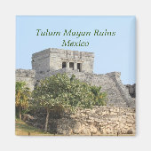 Tulum Mayan Ruins, Mexico Travel Magnet (Voorkant)