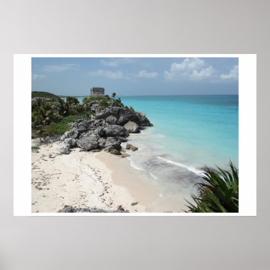 Tulum Mayan Ruins Poster (Voorkant)