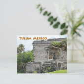 Tulum Mayan Ruins Quintana Roo Mexico Briefkaart (Staand voorkant)