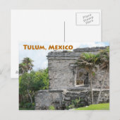 Tulum Mayan Ruins Quintana Roo Mexico Briefkaart (Voorkant / Achterkant)