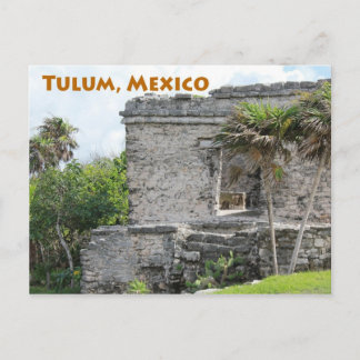 Tulum Mayan Ruins Quintana Roo Mexico Briefkaart