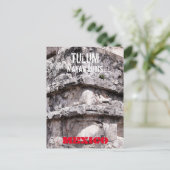 Tulum Mayan Temple Mexico Briefkaart (Staand voorkant)