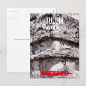 Tulum Mayan Temple Mexico Briefkaart (Voorkant / Achterkant)